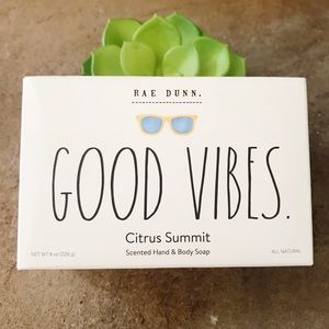 Rae Dunn Good Vibes Citrus Summit Hand & Body Soap